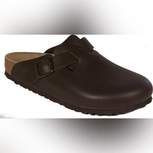 Birkenstock Leather Unisex Boston Clog -color Habana Oiled Leather